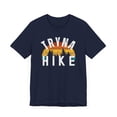 thumbnail image 3 of Tryna hike tshirt Funny Hiking Nature Camping retro unisex tshirt, 3 of 7