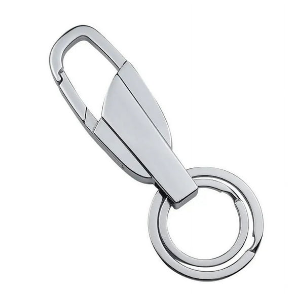EGNMCR Hanging Ornaments Stainless Steel Keychain Car Key Chain Pendant Thickened Lock Keychain Men's Pendant Ring Fast Hanging Ring Key Chain
