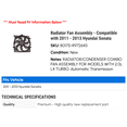 thumbnail image 2 of Radiator Fan Assembly - Compatible with 2011 - 2013 Hyundai Sonata 2012, 2 of 2