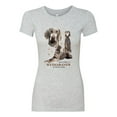 thumbnail image 2 of If It's Not a Weimaraner It's Just a Dog Gift | Womens Dog Lover Slim Fit Junior Tee, Heather Grey, 2XL, 2 of 3