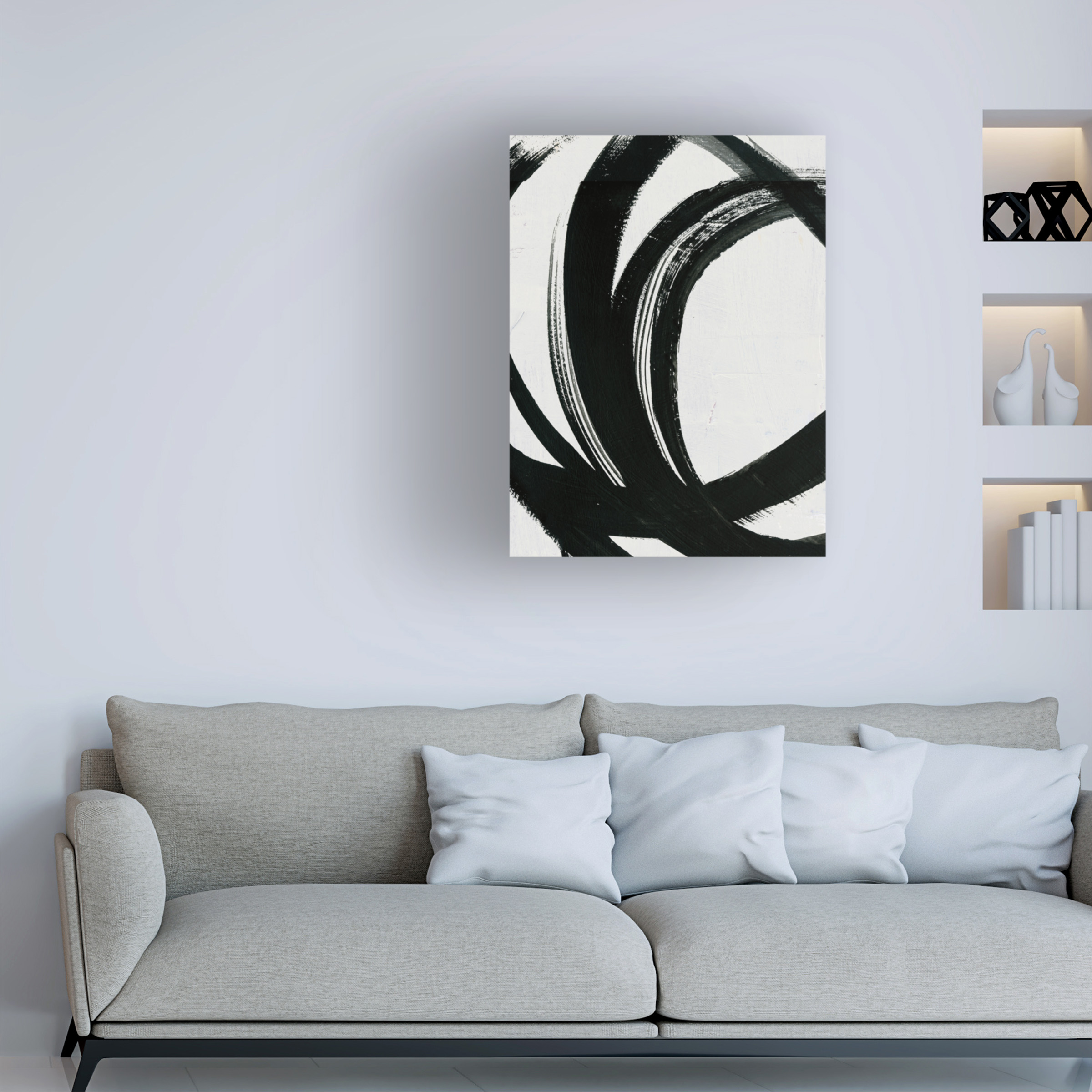Trademark Fine Art 'Spontaneous III' Canvas Art by Farida Zaman