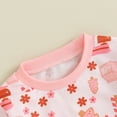 thumbnail image 5 of Okbabeha Baby Girl Christmas Outfit Fall Winter Infant Sweatshirt Pants Set Toddler Cute Santa Floral Print Clothes, 5 of 7