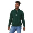 thumbnail image 2 of Bella + Lienzo - Sudadera de polar de polialgodón con capucha unisex (Verde Bosque), 2 of 3