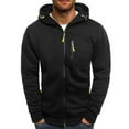 thumbnail image 1 of Faithtur Men's Pullover Zipper Outer Wear Jacket Leisure Full Warm Top, 1 of 5