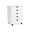 White/5 Drawers/18.70 x 15.70 x 25.30 inch, variant on Alvantor 5/7-Drawer Storage Cabinet with Rolling Wheels, Lockable Casters, Spacious Drawers & Top Shelf for Office & Home