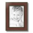 thumbnail image 2 of ArtToFrames 7" x 10" Honors Mahogany with Gold Picture Frame, 7x10 inch Brown Wood Poster Frame (WOM-5156),  Pack, 2 of 7