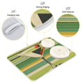 thumbnail image 3 of Yayeee Dish Drying Mat for Kitchen Counter 16"x18" Microfiber Absorbent Pad, Colorful Martini, 3 of 7