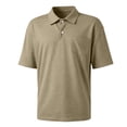 thumbnail image 6 of Polo Shirts for Men Short Sleeve Collared Golf Shirt Work Performance Athletic Polos with Pocket Khaki XL, 6 of 7