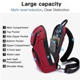 thumbnail image 2 of Bange Sling Bag, Bolsa de hombro para hombres impermeables Bolsas para el hombro de la cuerpo de la cuerda cruzada para hombres ..., 2 of 3