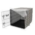 thumbnail image 3 of Ethnic Dog Crate Cover, Repetitive Inspired Pattern Earthy Tones Illustration, Easy to Use Pet Kennel Cover Small Dogs Puppies Kittens, 7 Sizes, Dark Eggshell Cream, by Ambesonne, 3 of 6