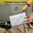 thumbnail image 5 of Toiletries Bag,Baseball Football Pattern Mens Womens Toiletry Bag Bathroom Bag,Waterproof Toiletry Travel Bag Dopp Kit Shaving Bag 11x6.3x5.1 Inch, 5 of 5