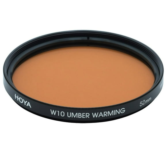 Filtro de lente de cámara Hoya W10 Umber Warming 52 mm