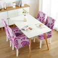 thumbnail image 3 of Colorful Classic Paisley Vintage Dining Chair Covers Set of 4 Bohemian Floral Ethnic Retro Decorative Pattern Washable Polyester Stretch Slipcovers Removable Protector for Farmhouse Decor, 3 of 6