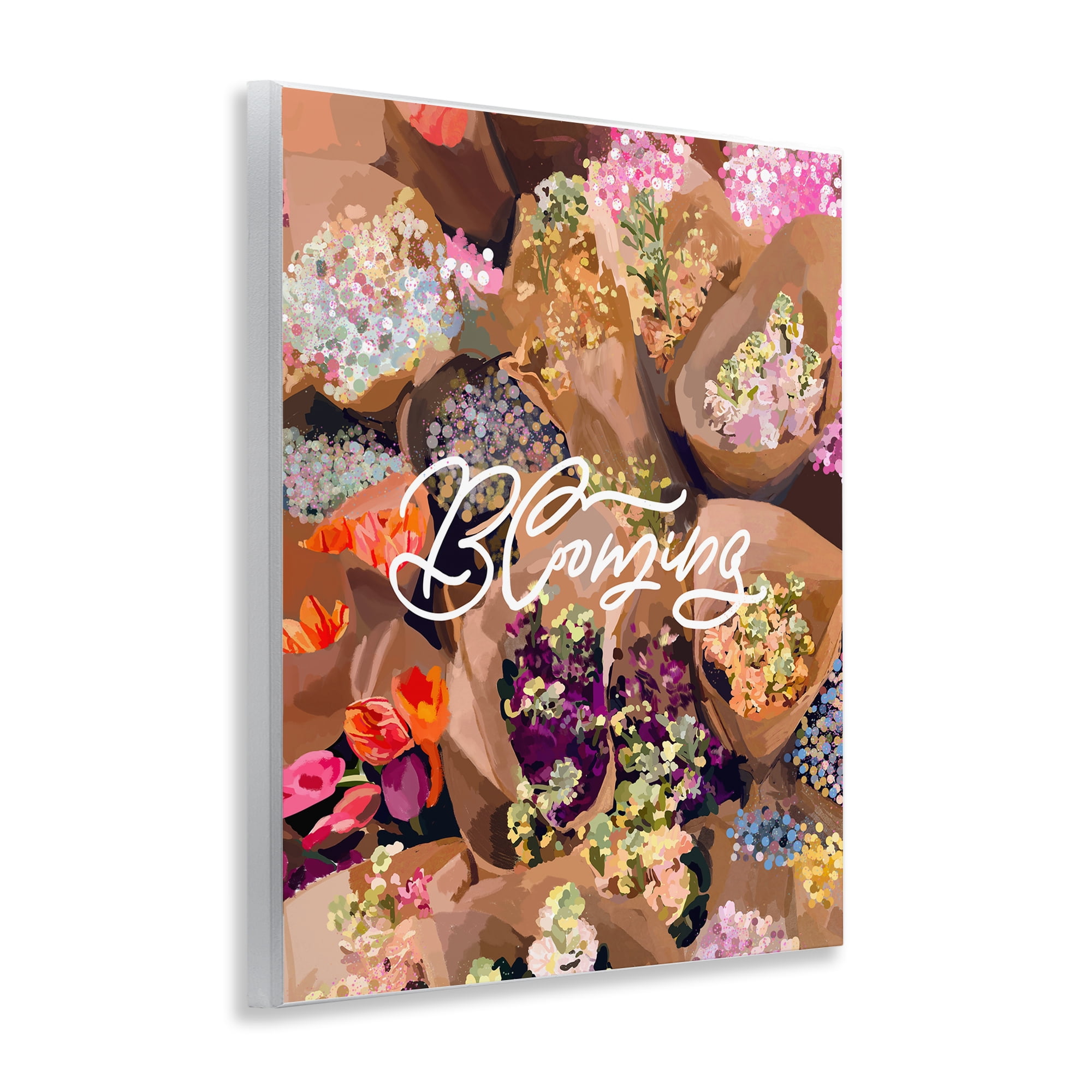 Stupell Industries Blooming Spring Bouquets Wall Plaque Art, design by Amelia Noyes