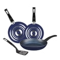 thumbnail image 1 of Juego de Sartenes con Antiadherente Ekco Classic de Aluminio 3 Piezas - Azul marino azul marino, 1 of 5