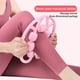thumbnail image 5 of Rodillo de masaje muscular, rodillo de masaje de espuma 3D de 360 grados, masajeador de rodillos musculares de 7 ruedas, masaje de celulitis para aliviar el dolor muscular (morado), 5 of 5