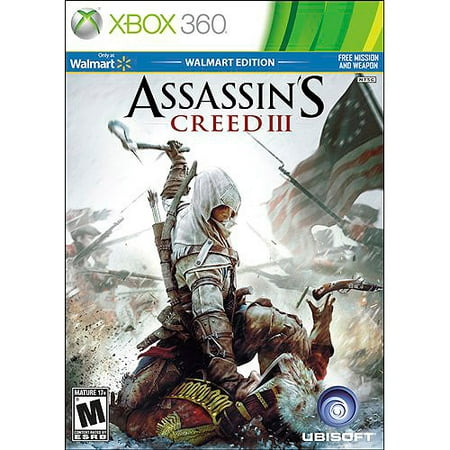 Assassin's Creed 3 (Xbox 360) w/ Wal-Mart Exclusive Bonus Added In-Game Mission: A Dangerous Secret