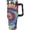 Abstract Tie Dye Rainbow, variant on 40oz Insulated Stainless Steel Tumbler with Handle, Abstract Tie Dye Rainbow Leakproof Water Bottles Travel Mug with Lid And Straw for Water, Iced Tea Or Coffee for Most Car Cup Holder