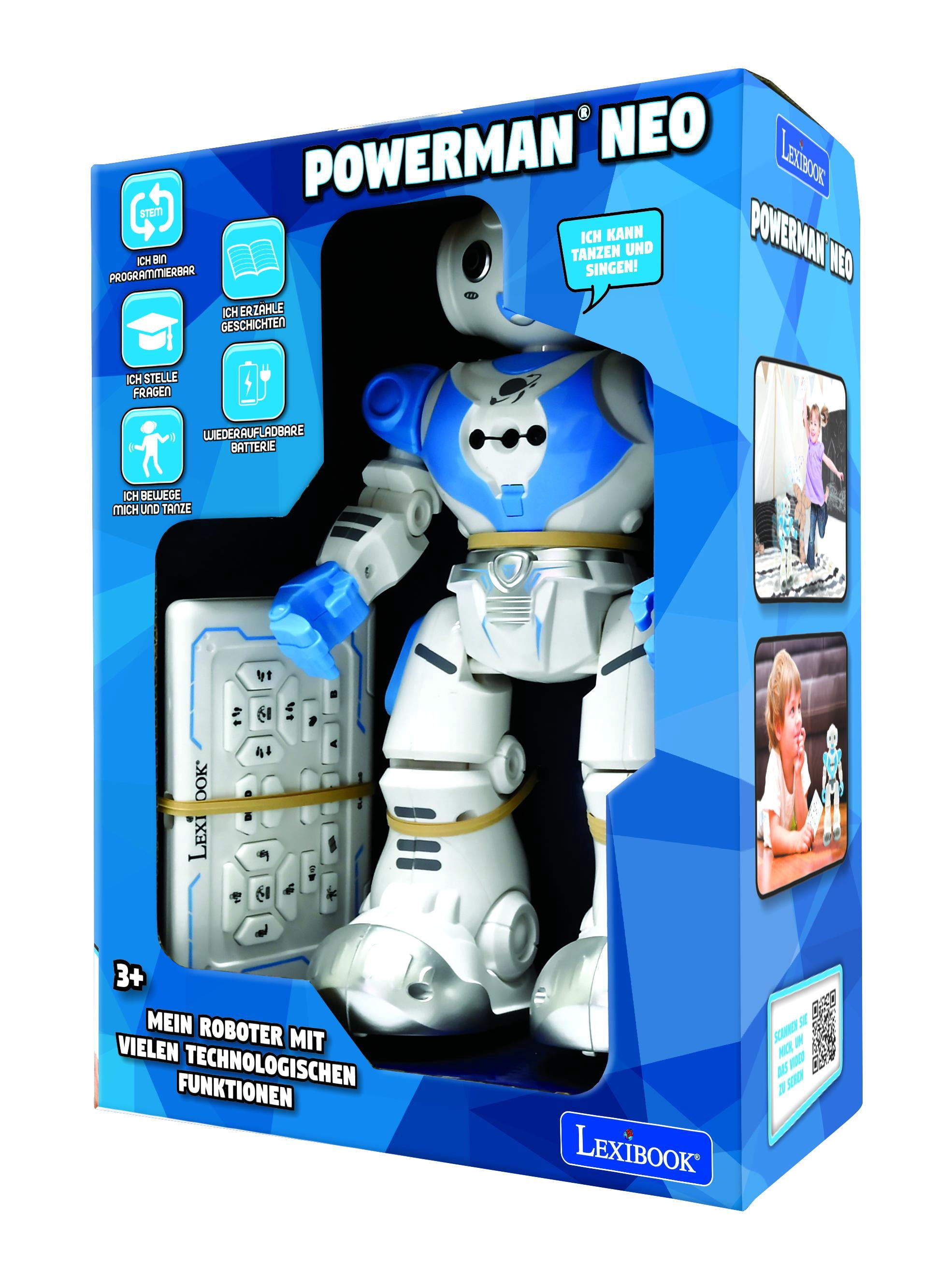Lexibook, Powerman Neo, My Robot Full of Technology, Remote Control and Gesture Control, Educational Activities in English, Programmable, Music and Dance, Sound and Light Effects
