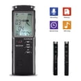 thumbnail image 1 of Grabadora 32GB Grabadora De Voz Digital Grabadora De Voz Activado Reproductor MP3 1536kbps HD Reducción De Ruido Reducción Dual Condensador Micrófono 13h Grabación Continua Con WAV, 1 of 7