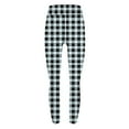 thumbnail image 5 of QATAINLAV Maternity Leggings Fashion Plaid Print Tight Workout Leggings Womens Casual High Waisted Butt Lifting Yoga Pants Milk Silk Soft Legging Trousers Mint Green M, 5 of 6