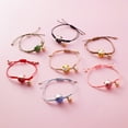 thumbnail image 4 of Pulsera de gato de la suerte tejida a mano Feng Shui Lucky Charm Gato de cerámica Maneki Neko Pulsera de la riqueza de la suerte Pulseras de cuentas Cordón de la suerte ajustable, 4 of 5