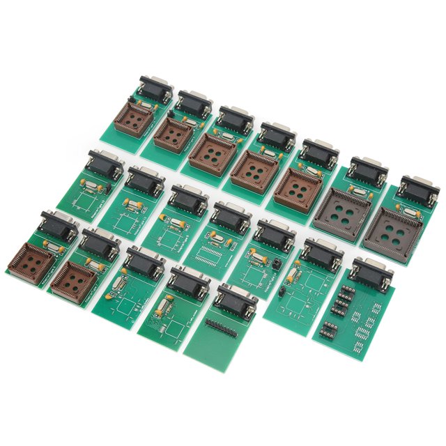 Adaptador De Placa Eeprom Del Programador UPA, Adaptador UPA Resistente 19 Piezas Práctico Para Reparación De Automóviles Anggrek UPA Adapter
