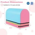 thumbnail image 3 of Costway Mailbox Tumbling Mat Gymnastics Vaulting Box with Detachable Mat & Carrying Handle, 3 of 10