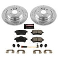 thumbnail image 3 of PowerStop Rear Z23 Evolution Sport Carbon-Fiber Ceramic Brake Pad and Drilled & Slotted Rotor Kit Fits: MERCEDES-BENZ Select Models K7440, 3 of 10