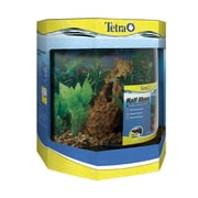 Tetra Half Moon Fish Aquarium Kit 10 Gallons, Includes LED Light, Heater and Filter