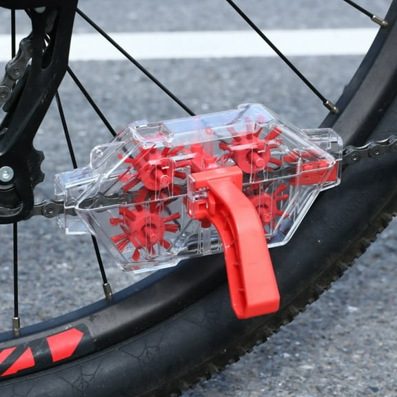 Chain Cleaner Transparent Visualization Chain Cleaner Road Bike Bike Cleaning Tool Riding Equipment