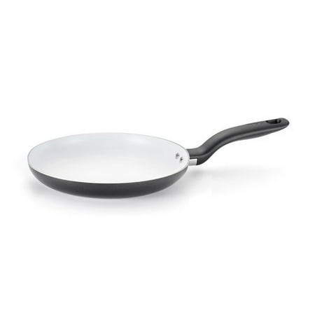 Safe Fry Pan T-fal, Initiatives Ceramic, C92105, PTFE-free, PFOA-free, Dishwasher Safe Cookware, 10