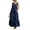 Navy, variant on Cotton Linen Dresses for Women Sleeveless Spaghetti Strap Tiered Long Dress Ruffle Casual Summer Flowy Sundress, L