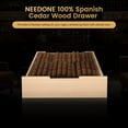 thumbnail image 6 of NEEDONE Spanish Cedar Wood Tray Shelf Drawer for 48L Cigar Cooler/Heating Humidor, 6 of 6