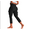 B-Black, variant on YABCSAZ Lifting Leggings with Flap Pockets Workout Cargo Leggings for Women Solid Color Pants High Waist Tummy Control Running Yoga Pants