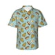 thumbnail image 1 of Balery Hot Dog Pizza Camisas hawaianas de manga corta para hombre, camisas playeras de corte holgado, camisas de vacaciones con botones,Large, 1 of 7