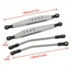 thumbnail image 3 of 2 brazos de arrastre traseros inferiores de metal RC y servo de dirección compatibles con Axial RR10 90048 Plata, 3 of 8