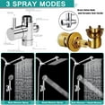 thumbnail image 4 of BELLEARLY 10'' Rain High Pressure Shower Head with 5 Settings Handheld Showerhead Combo, 4 of 6