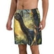 thumbnail image 2 of Fotbe Sunshine Jungle Dinosaur Trajes de Baño Estampados para Hombre, Shorts de Verano de Secado Rápido, Ropa de Playa, Bañadores-Small, 2 of 6