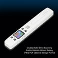 thumbnail image 4 of Portable Scanner, Dual Roller Drive Photo Scanning Device  Edge Distance 900mAh Battery  For Home School Office, 4 of 8