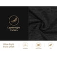 thumbnail image 4 of Little Donkey Andy Women's Lightweight Thermal Running Jacket Hybrid Quilted Full Zip Golf Jacket with Hood Black L, 4 of 7
