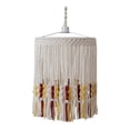 thumbnail image 1 of Pantalla de lámpara tejida a mano de macramé para lámpara de techo, estilo boho moderno, decorativa, colgante, para dormitorio, sala de estar o, 1 of 9