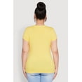 thumbnail image 5 of Womens Plus Size Basic Crew Neck Tee, 5 of 5
