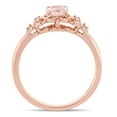 thumbnail image 4 of Everly Women's Morganite 10K Rose Gold Engagement Ring, 4 of 7