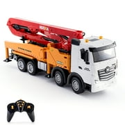 Remote Construction Vehicle,Remote Vehicles With Pump Toy Remote Water Pump And With Water Pump Vehicles With Water Toy Remote Vehicles Concrete Pump Toy Pump And Sounds Yellow -1