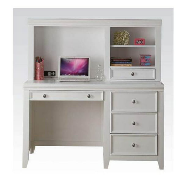 Acme Furniture Kids Desk With Optional, Kid White Desk With Hutch