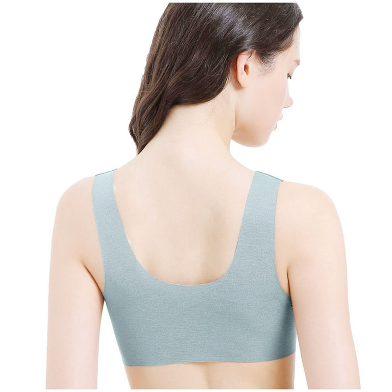 SOOMLON Wireless Bra for Women Comfortable Lace Breathable Bra No Underwire  Bra Running Bra Everyday Underwear Gray XXXXXXL
