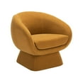 thumbnail image 3 of Safavieh  Couture Kiana Modern Accent Chair - 30.7" W x 29.9" L x 30.3" H Mustard, 3 of 5