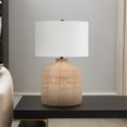 thumbnail image 2 of Hudson & Canal TL0658 Jolina Oversized Rattan Table Lamp with Brass Accents, 2 of 8