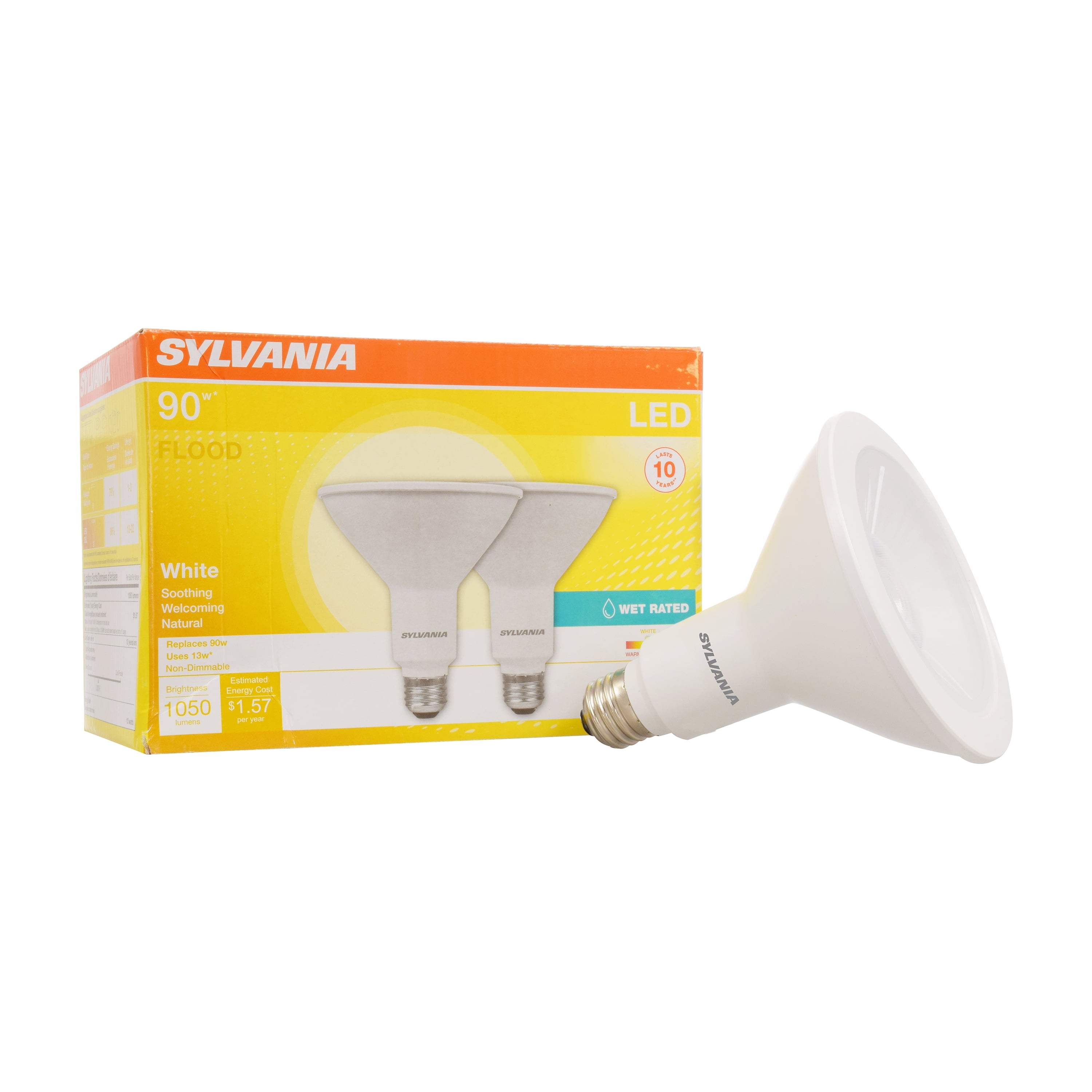SYLVANIA LED Flood PAR38 Light Bulb, 90W Equivalent, Medium Base